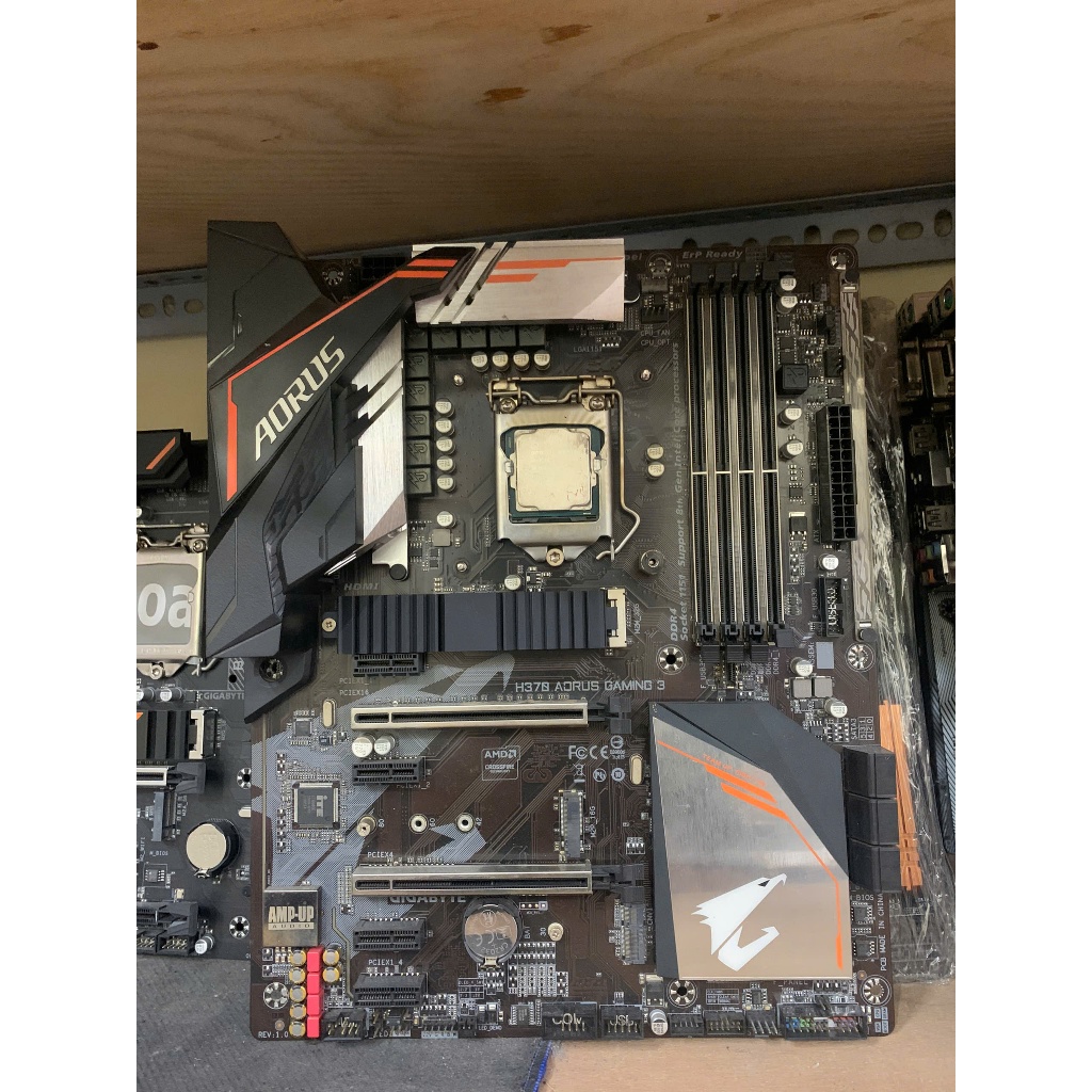 Mainboard H370 zin đẹp, 4 khe, full size, bảo hành 1 tháng
