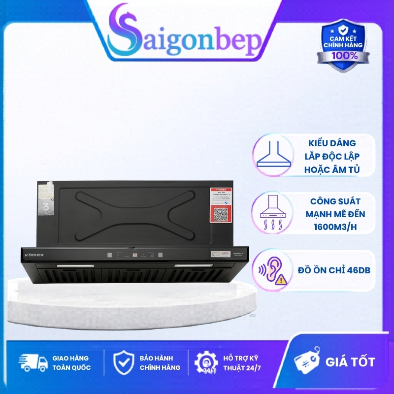 Hút mùi âm tủ kocher Turbo X350D