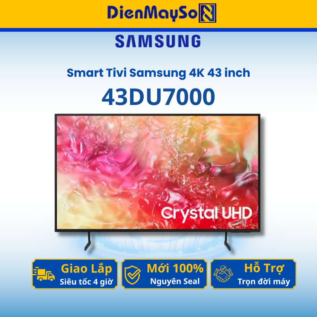 Smart Tivi Samsung 4K 43 inch 43DU7000
