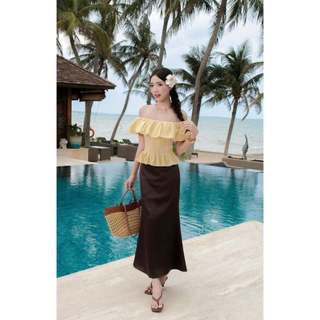 Váy SATIN - Chân Váy Form Đuôi Cá Lụa Satin GOLA DESIGNS