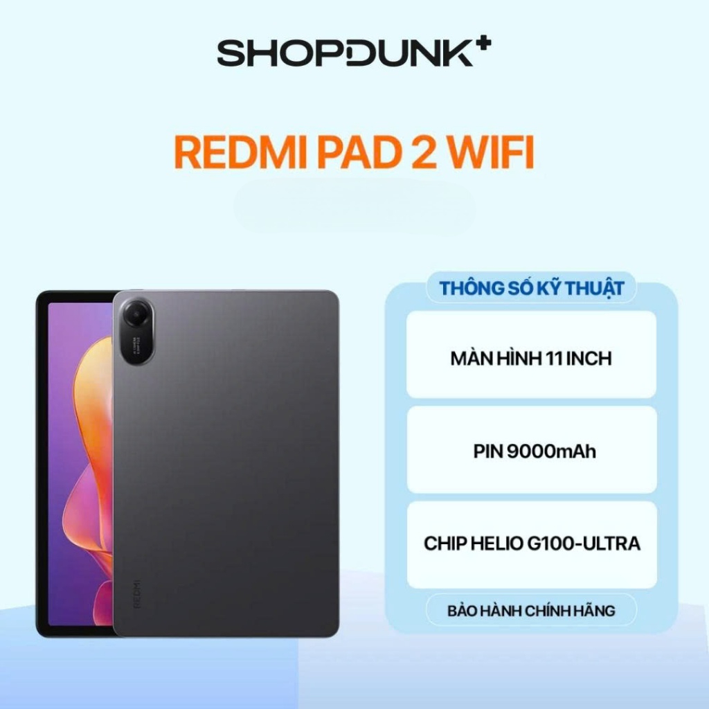 Máy Tính Bảng Xiaomi Redmi Pad 2 Wifi (4+128GB | 6+128GB | 8+256GB) Chính Hãng | BigBuy360 - bigbuy360.vn