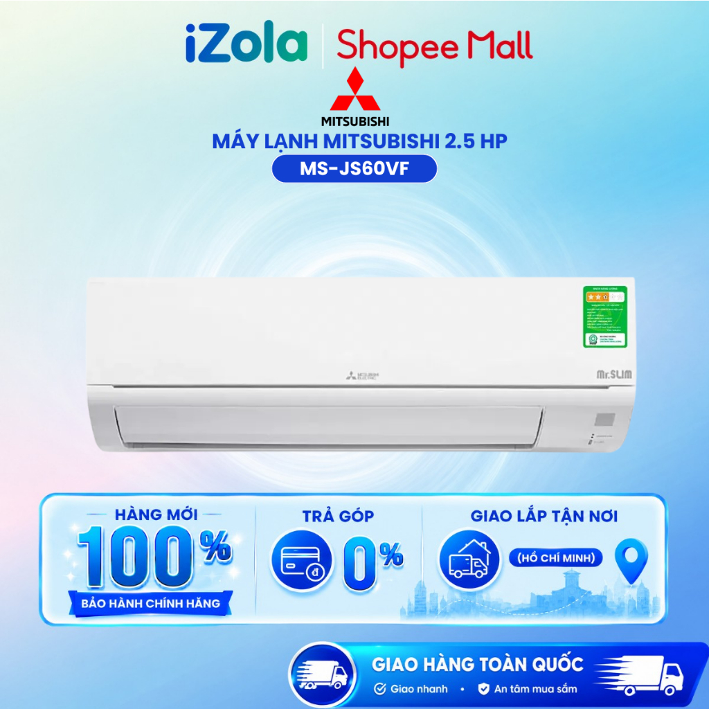 MS-JS60VF - Máy lạnh Mitsubishi Electric 2.5 HP MS-JS60VF - Hàng chính hãng