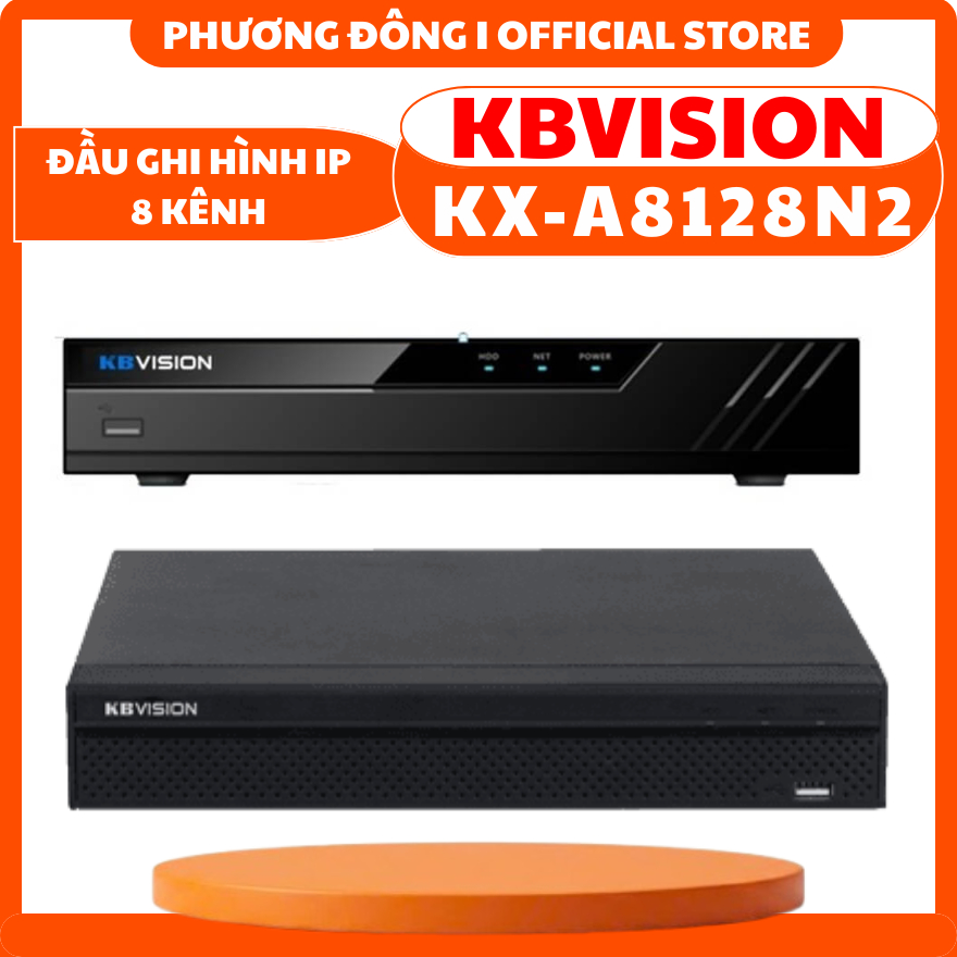 ĐẦU GHI HÌNH IP KBVISION KX-A8128N2 8 KÊNH I KX-A8124N2 4 KÊNH - CHUẨN NÉT HÌNH ẢNH, HỖ TRỢ TÊN MIỀN