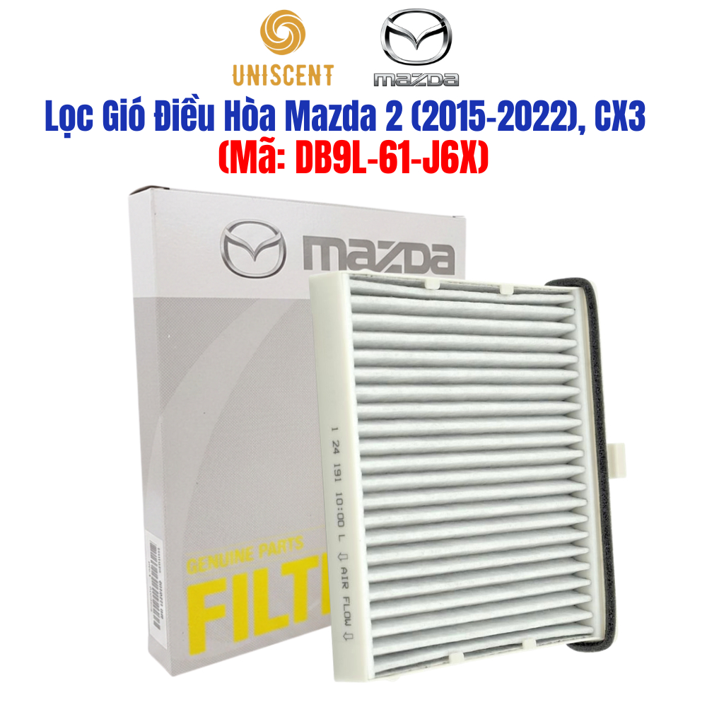 Lọc Gió Điều Hòa Mazda 2 (2015-2024)/ CX3 (2015-Nay) (Mã: DB9L61J6X, D09W61J6X)