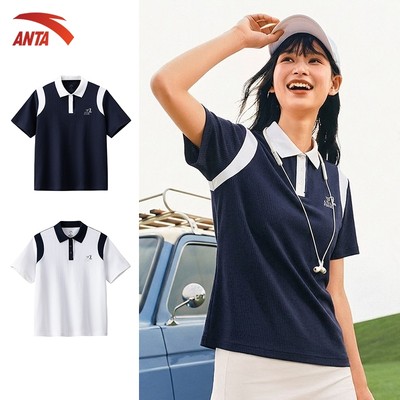 ANTA Nữ Tennis Áo Polo tay ngắn Short Sleeve Shirt Pickleball Training Badminton 1626B8120