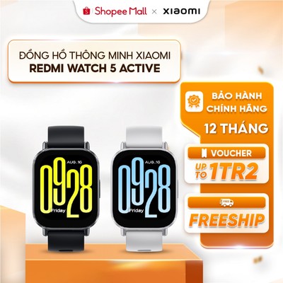 Đồng hồ thông minh Xiaomi Redmi Watch 5 Active/ Watch 6 Active - Màn hình LCD 2'' - Thời lượng pin lên đến 18 ngày