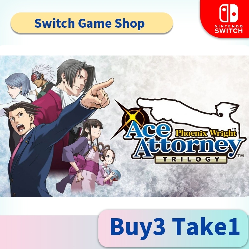 Phoenix Wright: Ace Attorney Trilogy Nintendo Switch – Mua 3 Tặng 1