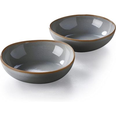 Bộ 2 Bát Gốm Sứ Keltum Đường Kính 16cm, Dung Tích 500ml, Màu Xám Thạch Anh