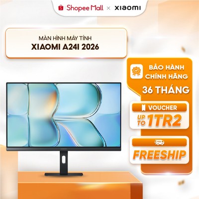 Màn hình máy tính Xiaomi Monitor A24i 2026 ELA6416EU - Màn hình 23.8 inch Full HD - Tấm nền IPS - Độ sáng 300 nits