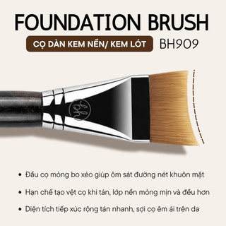 Cọ Dàn Nền/Tán Kem Lót Bh Cosmetics Foundation Brush BH909 Mỏng Mịn Tự Nhiên