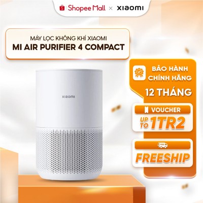 Máy lọc không khí Xiaomi Smart Air Purifier 4 Compact / Lọc bụi mịn 2.5pm - Bảo hành chính hãng 12 tháng