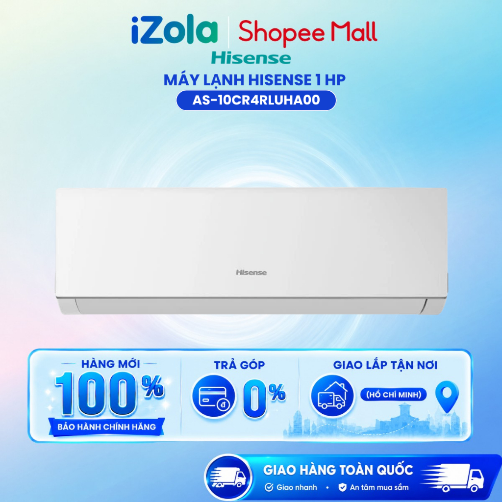AS-10CR4RLUHA00 - Máy lạnh Hisense 1HP AS-10CR4RLUHA00 - Hàng chính hãng
