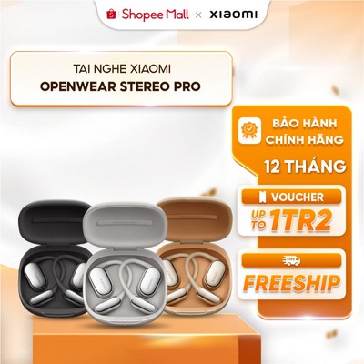 Tai nghe Xiaomi OpenWear Stereo Pro - Tinh chỉnh chuẩn Harman GoldenEar - Thời lượng pin lên đến 8,5 giờ - Bh 12 tháng