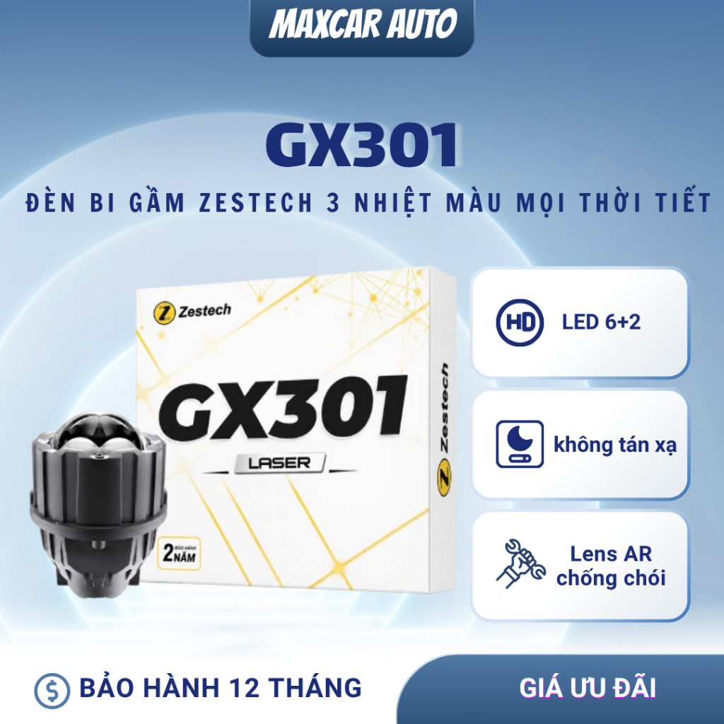 Bi Gầm Zestech GX301 3 Màu Bảo Hành 2 Năm
