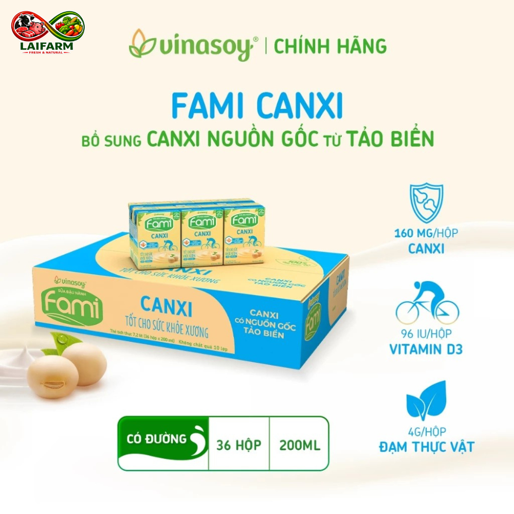 [Laifarm] Fami canxi (thùng 36 hộp)