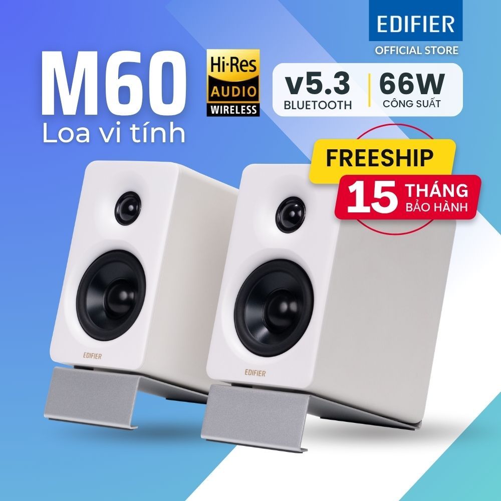 Loa Máy Tính Bluetooth Edifier M60 66W,Nghe Nhạc Hay,Thiết Kế Hiện Đại,Chính Hãng-Bảo Hành 12 Tháng