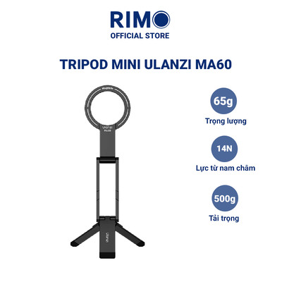 Chân máy Tripod ULANZI MA60 Giá Đỡ Điện Thoại MagSafe Từ Tính Gấp Gọn Xoay 360° Quay Vlog Livestream
