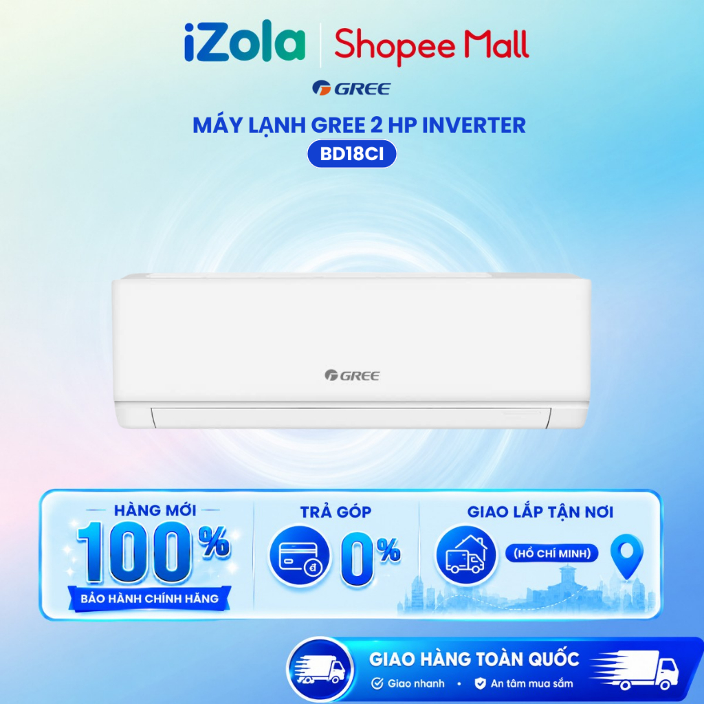 BD18CI - Máy lạnh Gree Inverter 2 HP BD18CI - Hàng chính hãng