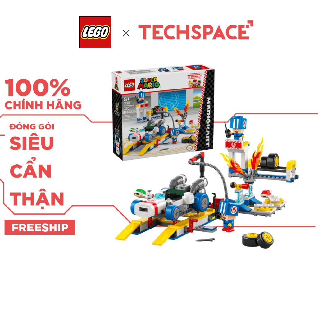 Bộ Mô Hình LEGO Gara Của Toad LEGO SUPER MARIO #72035