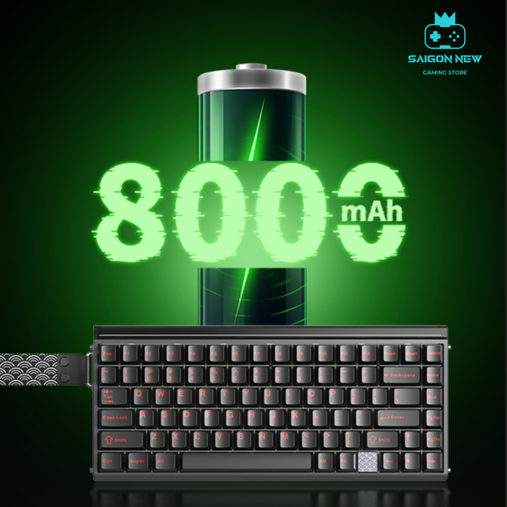 Bàn phím cơ Aula Hero75 HE bàn phím chơi game laptop,pc - Rapid Trigger, RT 0.01mm - Hỗ trợ 8k - Có Hotswap - LED RGB | BigBuy360 - bigbuy360.vn