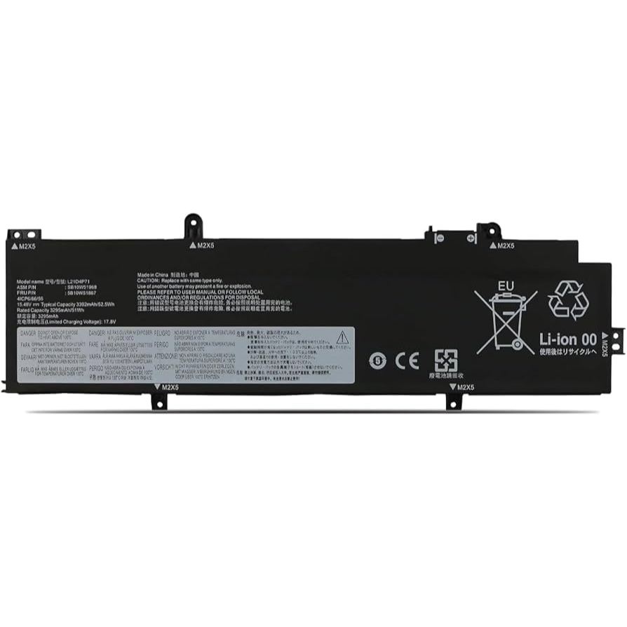 Pin Laptop Lenovo L21M4P72 L21M4P71 ThinkPad T14 Gen3 Gen4 P14s Gen3 Gen4 – 52.5Wh / 15.48V