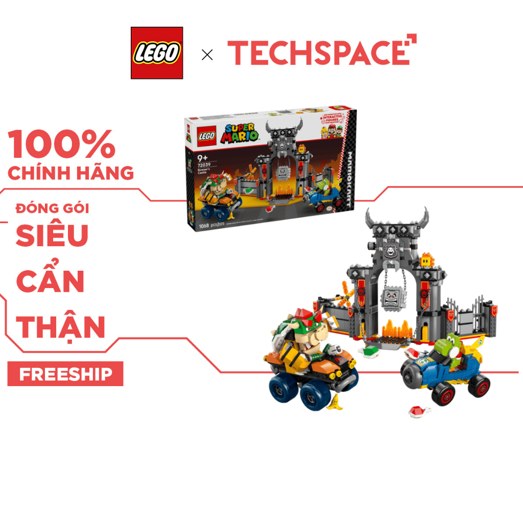 Bộ Mô Hình LEGO Mario Kart™ – Lâu Đài Của Bowser LEGO SUPER MARIO #72039