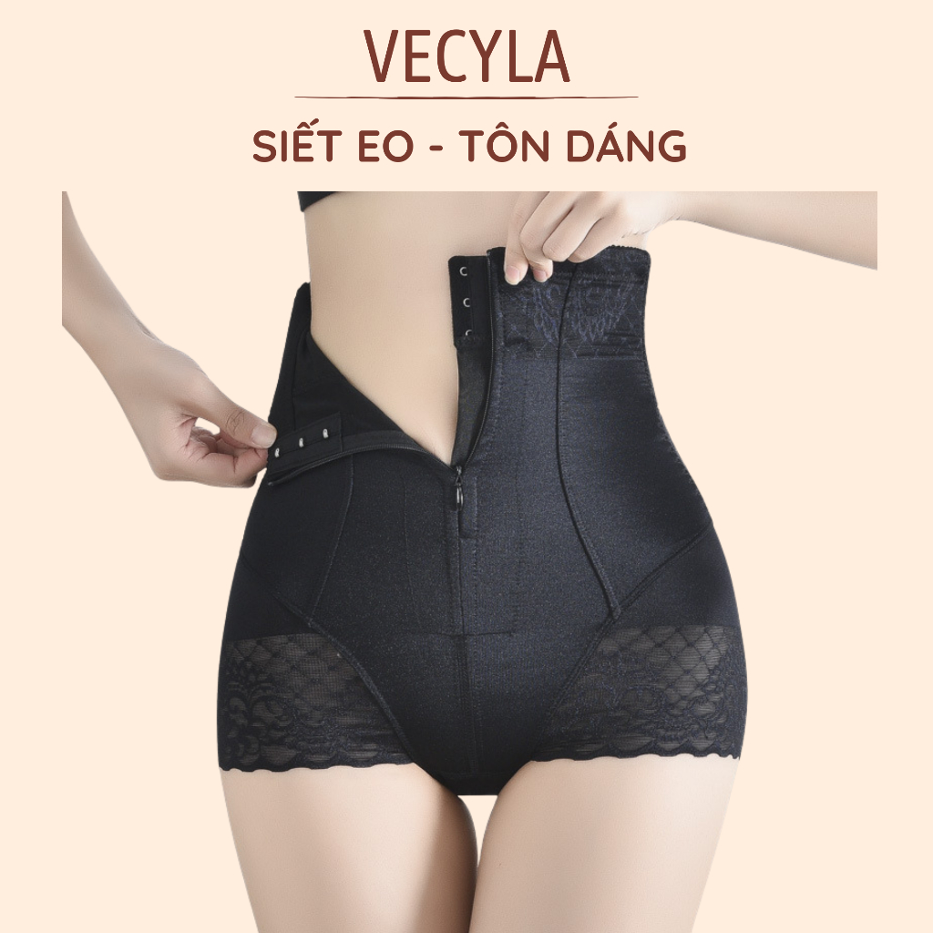 Quần Gen Bụng VECYLA - Gọn Bụng Nâng Mông, Có Nẹp Định Hình , Khóa Kéo Tôn Dáng CO GIÃN 4 CHIỀU Đ544