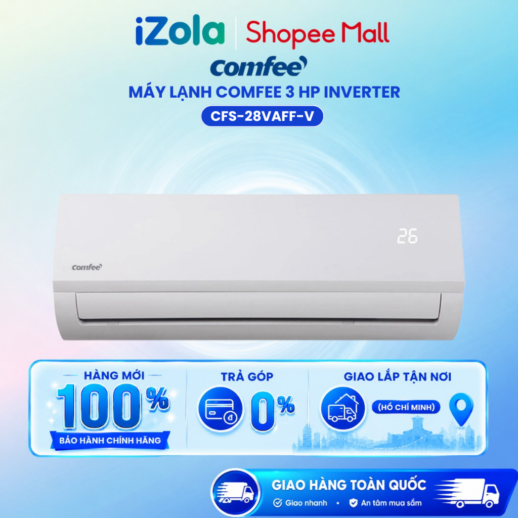 CFS-28VAFF-V - Máy lạnh Comfee Inverter 3 HP CFS-28VAFF-V - Hàng chính hãng