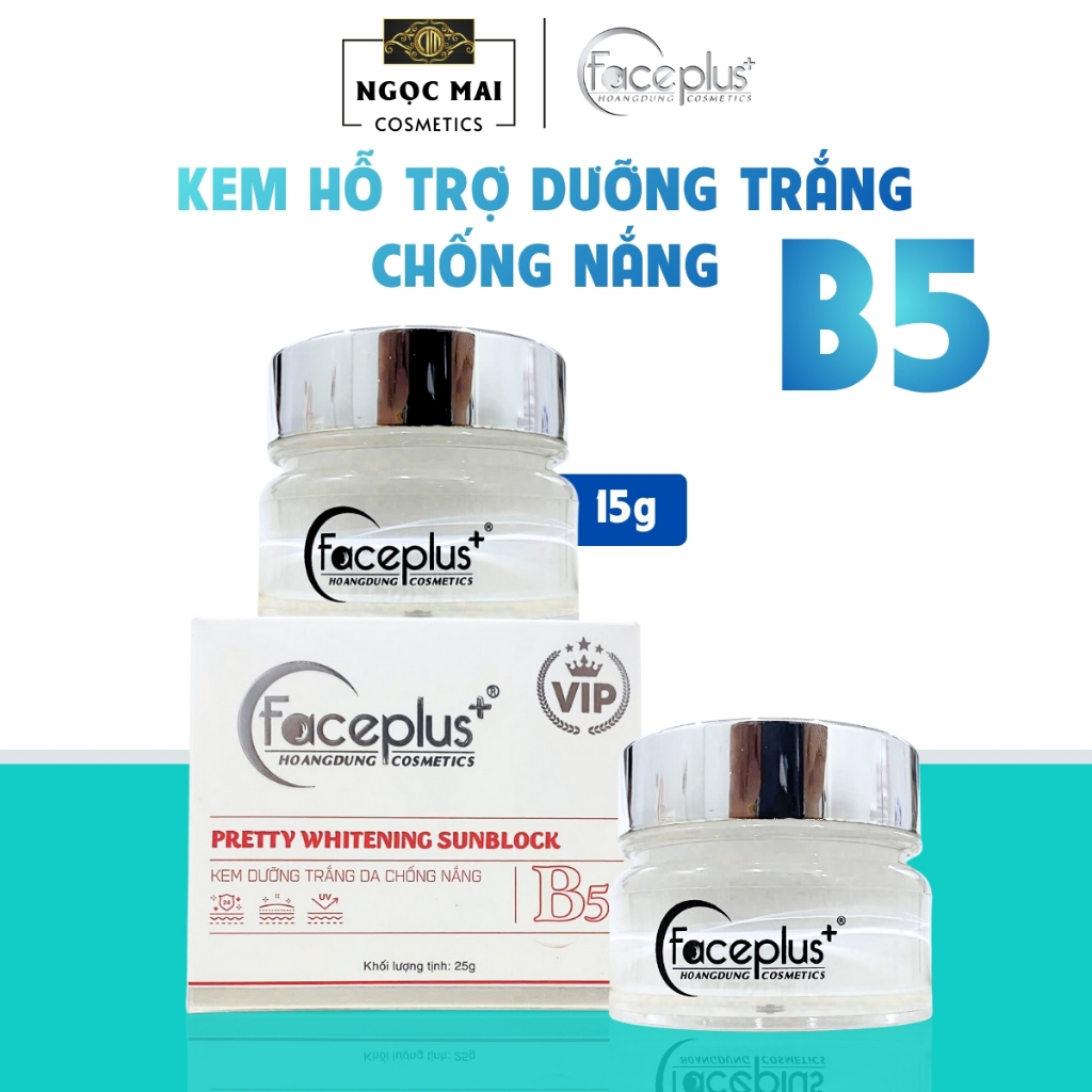 Kem Hỗ Trợ Dưỡng Trắng Da, Chống Nắng Faceplus+ (15g)