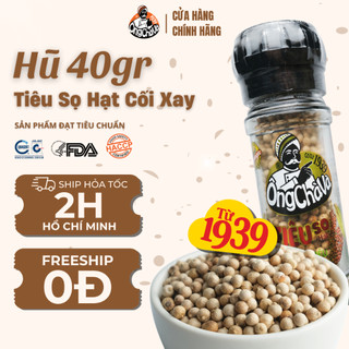 Tiêu Sọ Hạt Cối Xay thương hiệu Ông Chà Và 40gr - Hàng Chính Hãng
