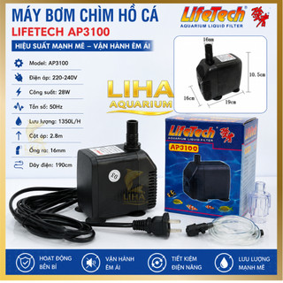 Máy Bơm Lifetech AP3100 (28W-1350L/H-2.8M) - Máy Bơm Nước Bể Cá