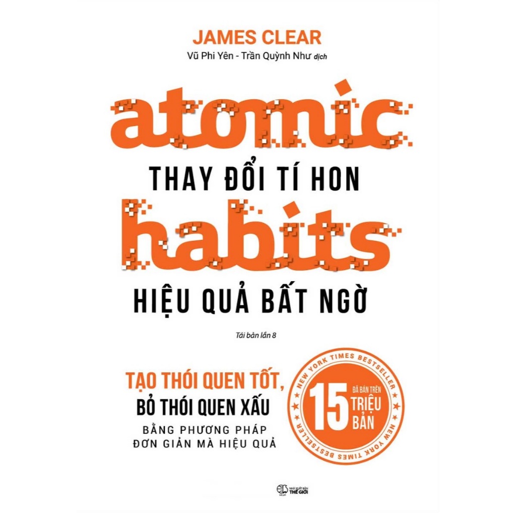 Sách - Atomic Habits: Thay Đổi Tí Hon, Hiệu Quả Bất Ngờ (Tái Bản)