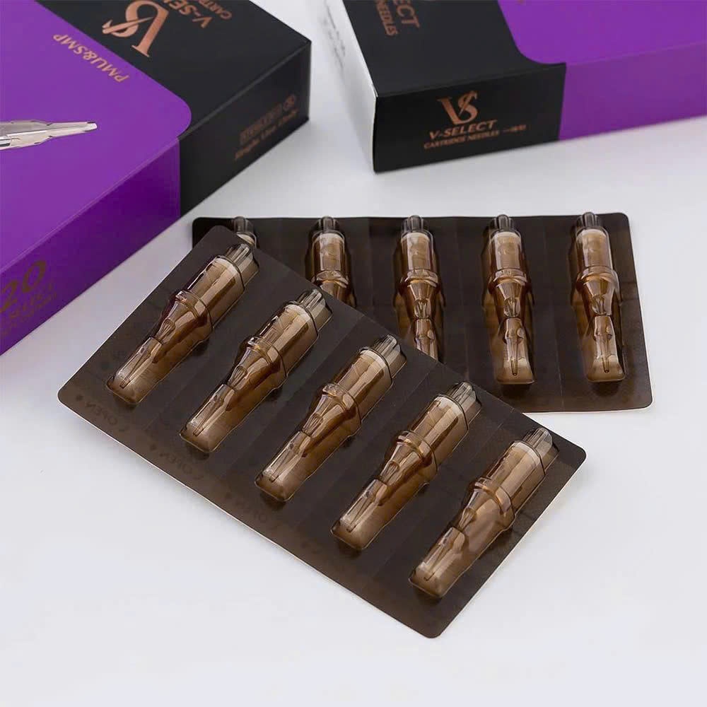 Kim EZ VS V-Select Máy Pen Phun Xăm – Kim Đạn Cartridge Dùng Trong Phun Xăm Thẩm Mỹ Và Tattoo