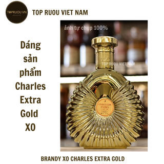 [Top Ruou] Brandy XO Pháp Charles Leon Extra Gold Nhập Khẩu Chính Hãng