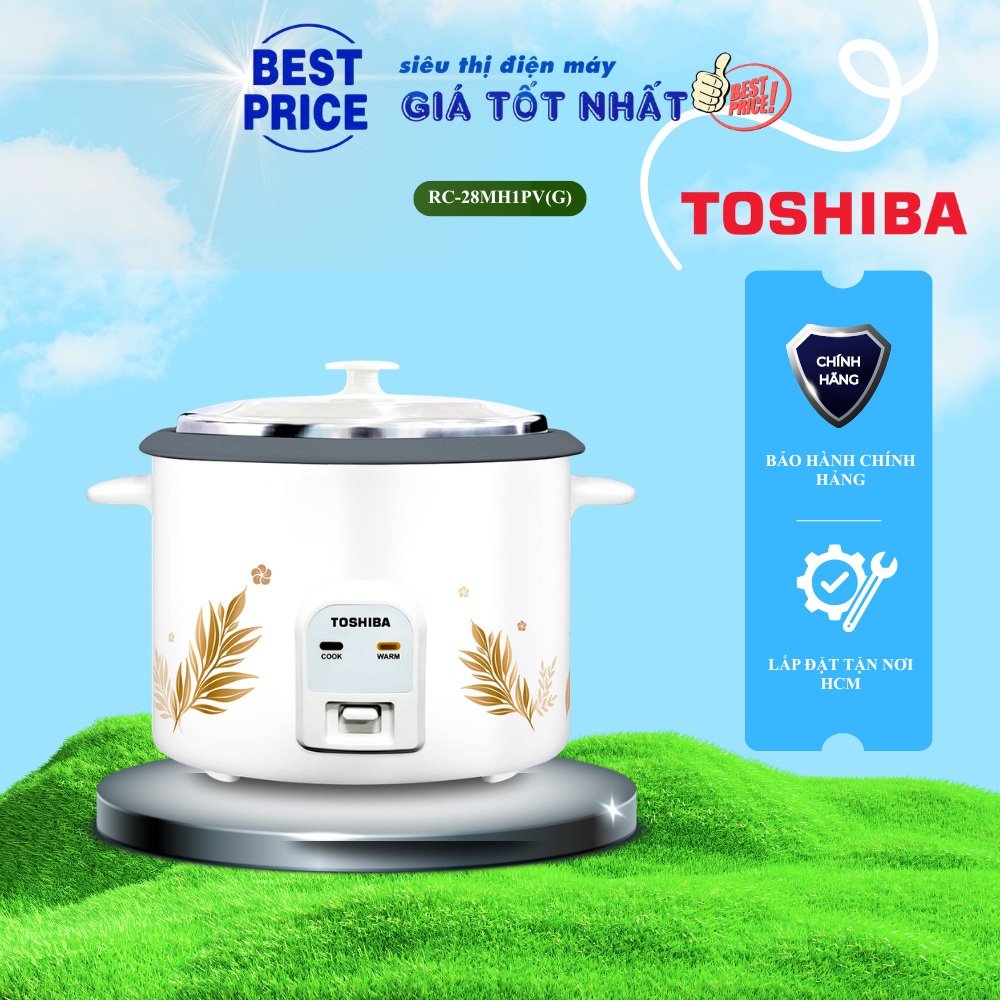 RC-28MH1PV(G) | Nồi cơm điện nắp rời Toshiba 2.8 lít RC-28MH1PV(G) - Chính Hãng