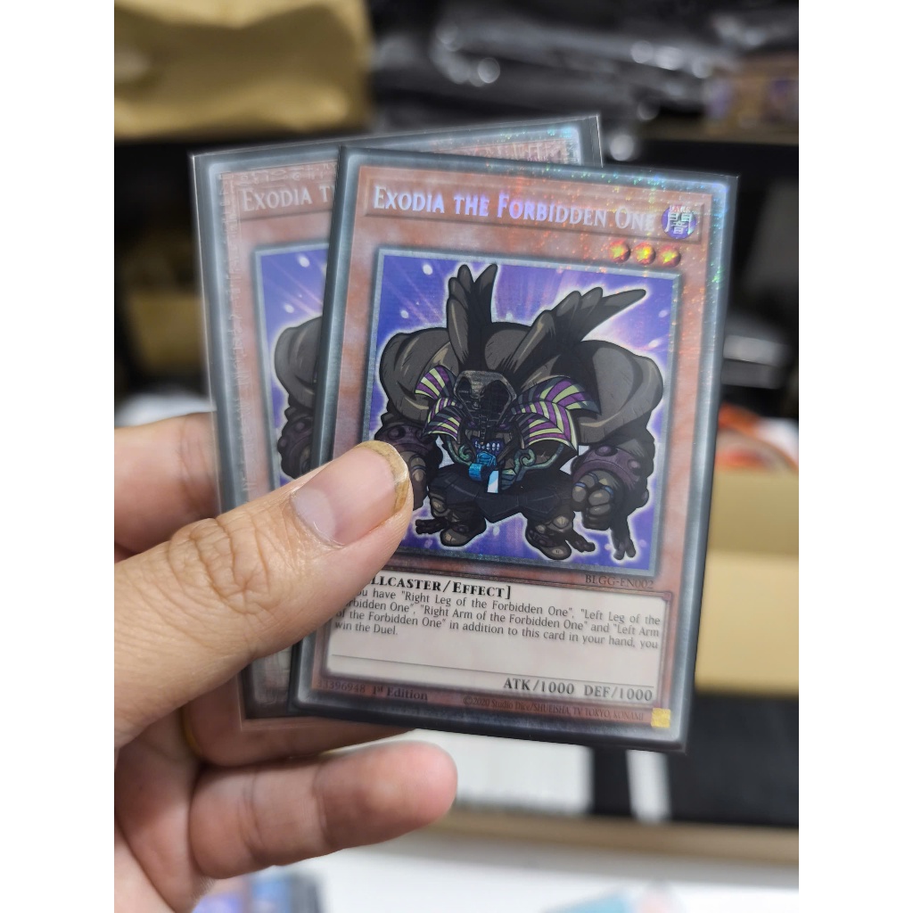 [YFS] 1 thẻ bài PKM/Yugioh TCG BLGG-EN002 Exodia the Forbidden One (V.2 - Starlight Rare)
