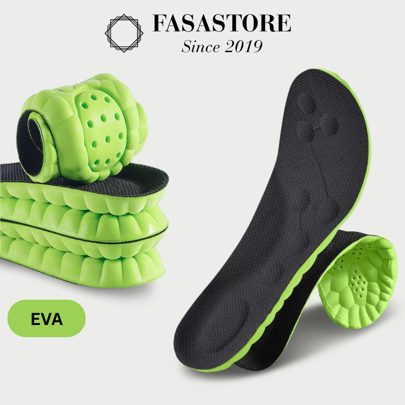 Lót Giày Thể Thao EVA FASA STORE, Thoáng Khí Chống Trượt Êm Chân Giảm Chấn Size 35-44