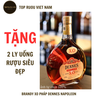 [Top Ruou] Brandy XO Pháp Dennes Nhập Khẩu Chính Hãng 100%