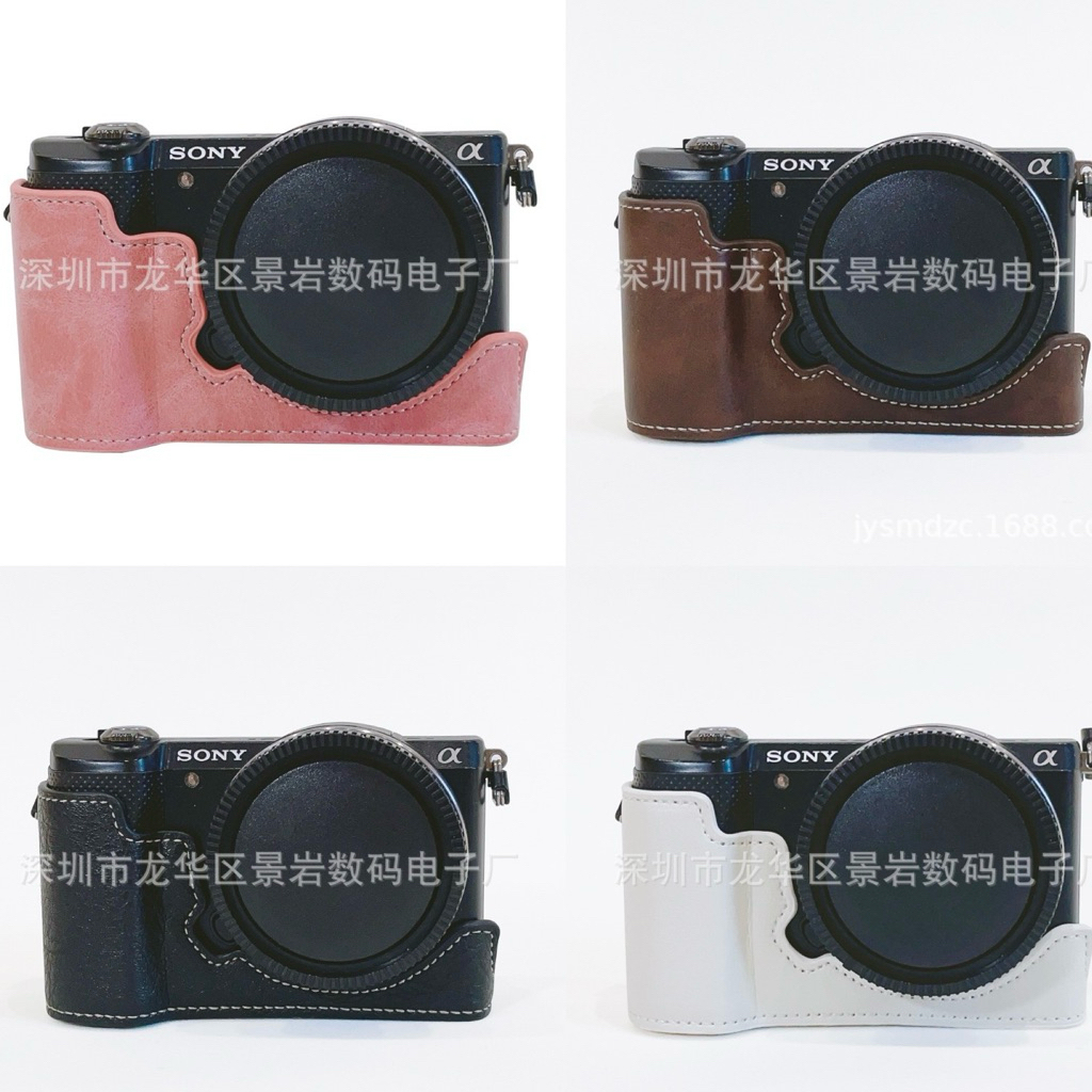 Halfcase cho SONY A5000 A5100 Sony NEX 3N  ,ốp da bảo vệ máy ảnh SONY A5000 A5100 Sony NEX 3N
