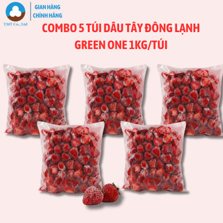 [Hỏa tốc HCM] Combo 5 Dâu Tây Đông Lạnh Green One Túi 1kg