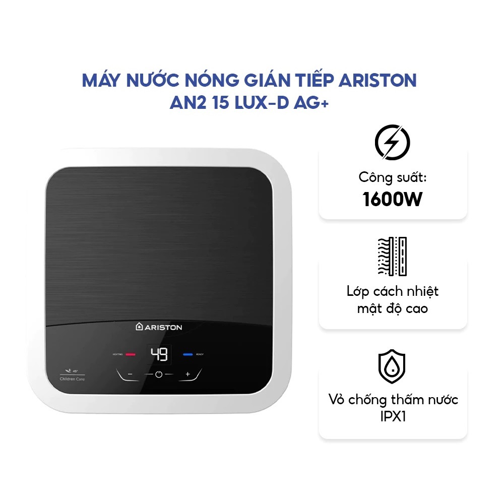Máy nước nóng Ariston AN2 15 Lux-D AG+