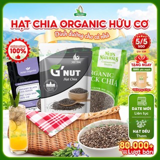 Hạt chia organic hữu cơ úc - chia đen giảm cân sạch giàu omega 3 detox
