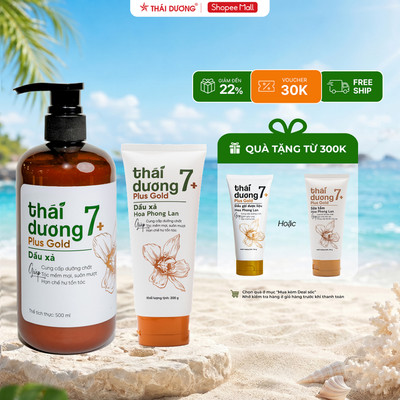 Dầu xả dược liệu Thái Dương 7 plus 250ml, 480ml - Sao Thái Dương