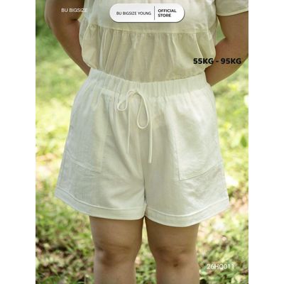 Quần short đùi cạp chun túi ốp BIGSIZE (55kg đến 95kg) – 26HQ011 - [BU Bigsize]
