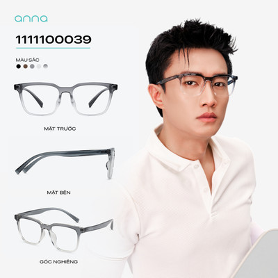 [BST KEO LỲ - QUỐC TRƯỜNG] Gọng kính thời trang ANNA dáng vuông chất liệu nhựa dẻo tự phục hồi 1111100039
