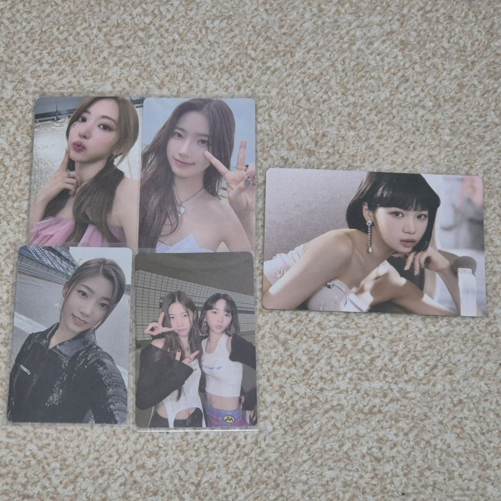 Le Sserafim card, postcard Chaewon, Kazuha, Sakura