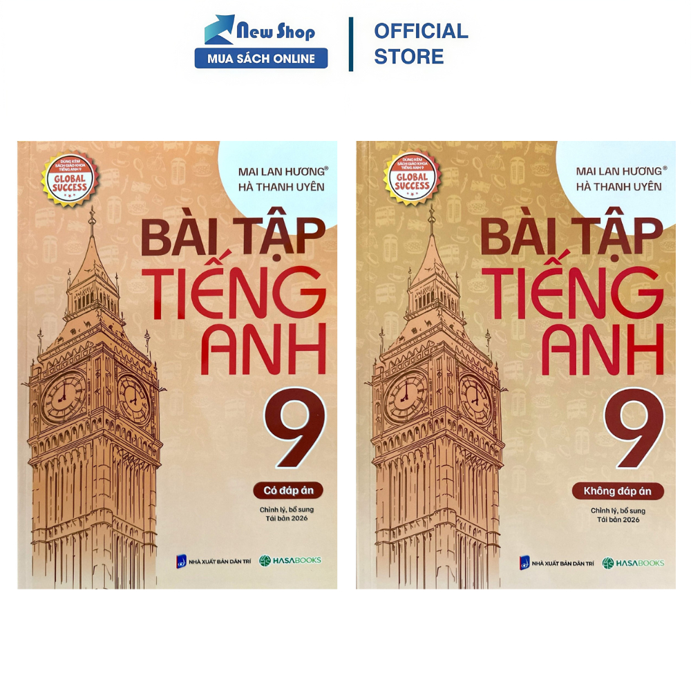 Sách - Bài Tập Tiếng Anh 9 (Dùng Kèm SGK Tiếng Anh 9 Global Success) - HASA