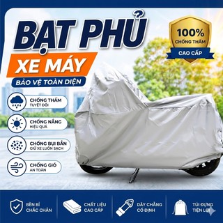 Bạt trùm Xe máy, Xe Điện, áo Trùm xe SH, LEAD, Cao cấp vải dù che nắng, che mưa, chống bụi dành cho tất cả các loại xe K