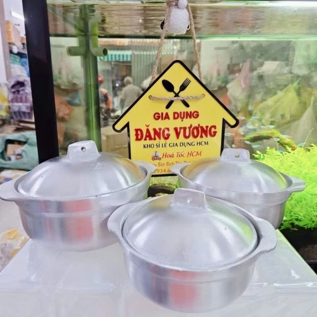 Nồi gang đúc, nắp gang 15cm, nồi gang đúc kho quẹt, kho thịt, kho tộ