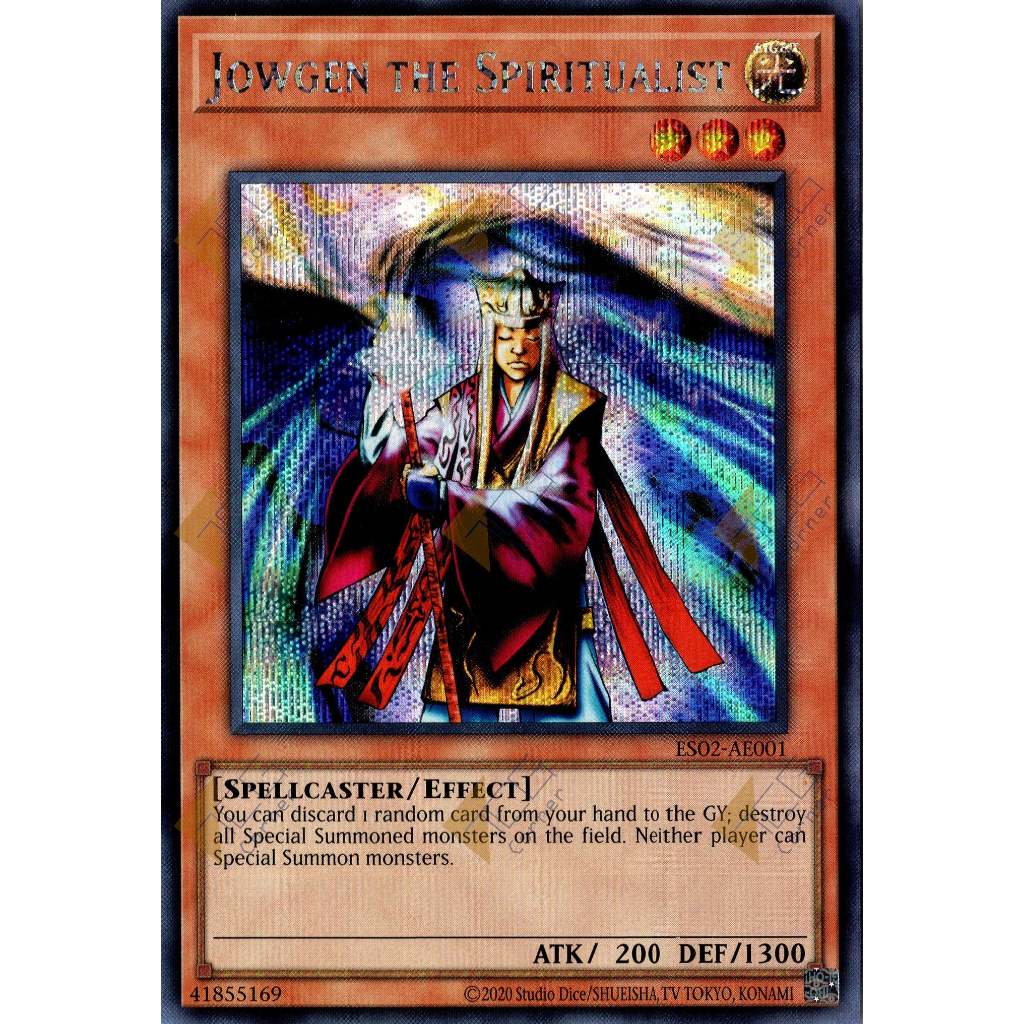 [KW2 Yugioh] [EN-AE] Thẻ ES02-AE001 Jowgen the Spiritualist